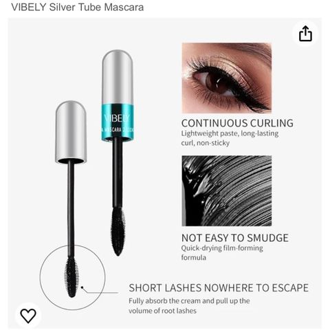 Vibely Silver Tube mascara