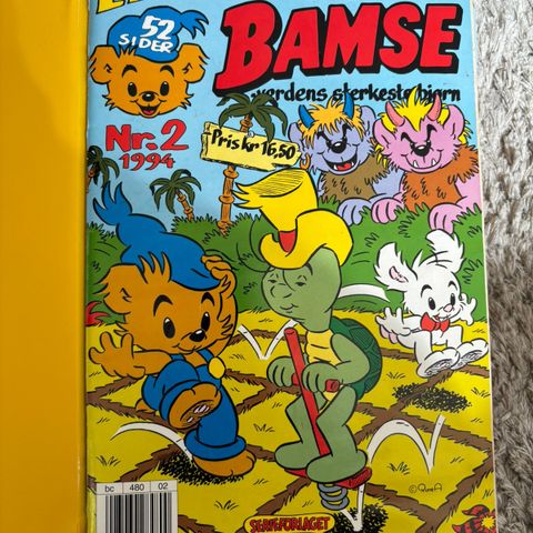 Bamseblader fra år 1991-1995