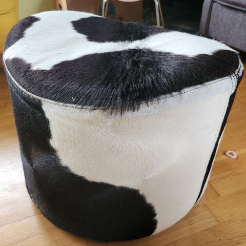 Ikea Stockholm puff sort/hvit