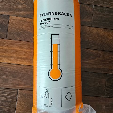 Uåpnet/ubrukt IKEA Stjärnbräcka dyne 150×200 cm