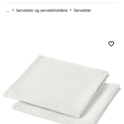 Anselina tøyservietter IKEA