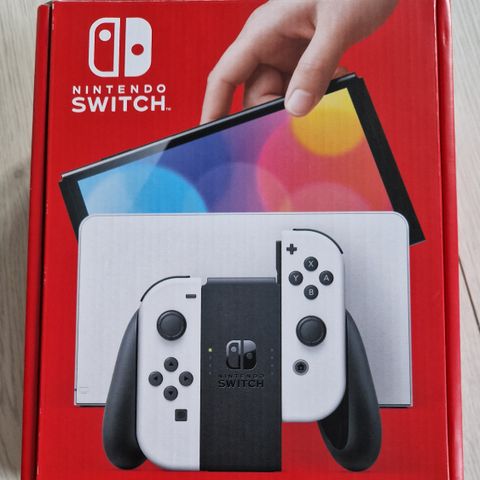 Nintendo switch Oled, hvit versjon