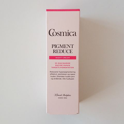 Cosmica Pigment Reduce Night Cream. Ord. pris 359,90 kr