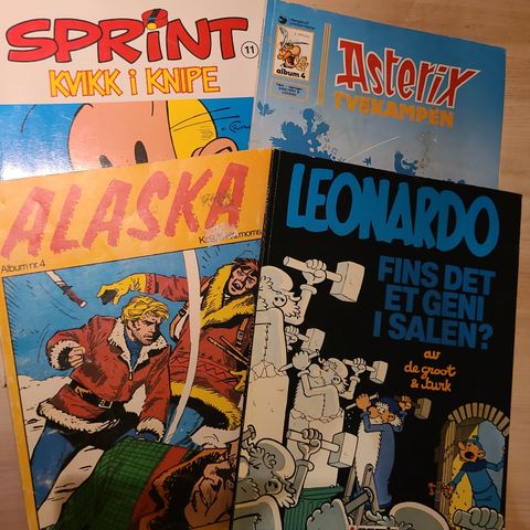 Asterix, Sprint, Alaska og Leonardo