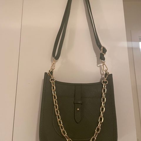 Unique colored leather bag. Made in Italy.