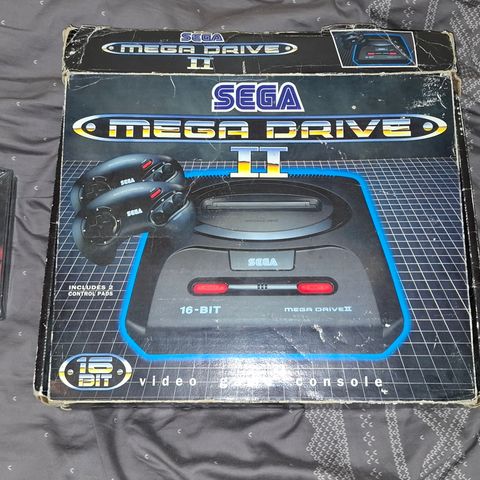 Forseglet Mega Drive Spille og Brukt Konsoll følger med