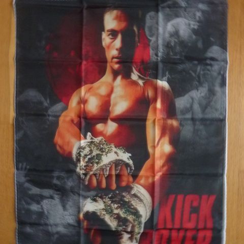 Kickboxer Filmbanner/Flagg, Jean Claude van Damme