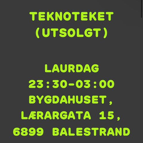 Teknoteket Balestrand badeklubb