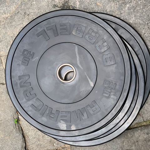 Bumperplates 4 x 5 kg