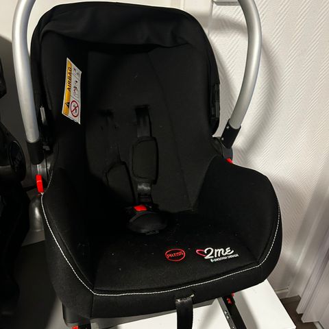 Bilsete 0-13 kg med base og isofix