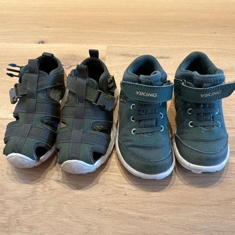 Hummel sandaler og viking goretex sko str.23