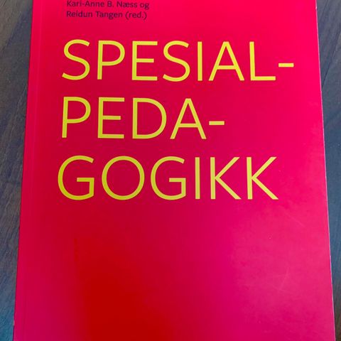 Fagbok - spesial pedagogikk