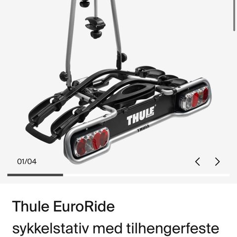 Thule sykkelstativ