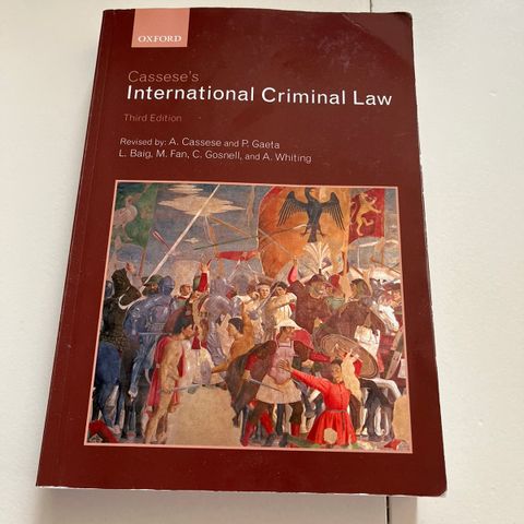 Cassese's International Criminal Law