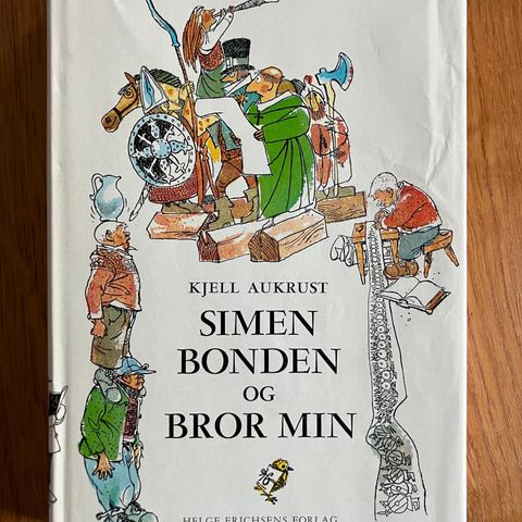 Boken "Simen, Bonden og Bror min" av Kjell Aukrust - utgitt 1977