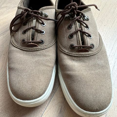 Timberland canvas/ skinn