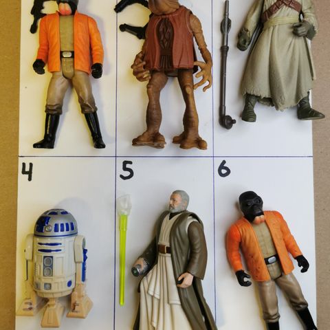 Star Wars POTF Cantina figurer