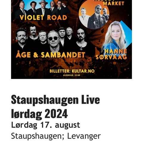 Staupshaugen live lørdag