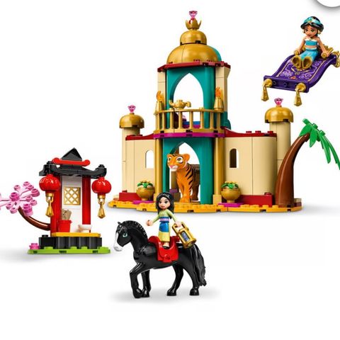 lego disney prinsesse LEGO Disney Princess 43208 Sjasmin og Mulans Eventyr