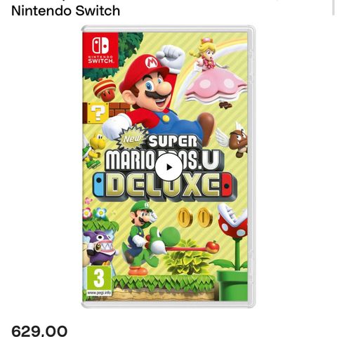 New Super Mario Bros. U Deluxe Edition, Nintendo Switch