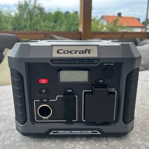 Cocraft advance 500 batteribank.