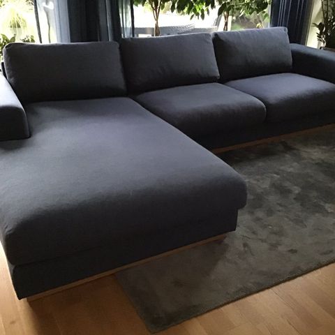 Bolia Sepia 3 pers.sofa m/sjeselong venstre