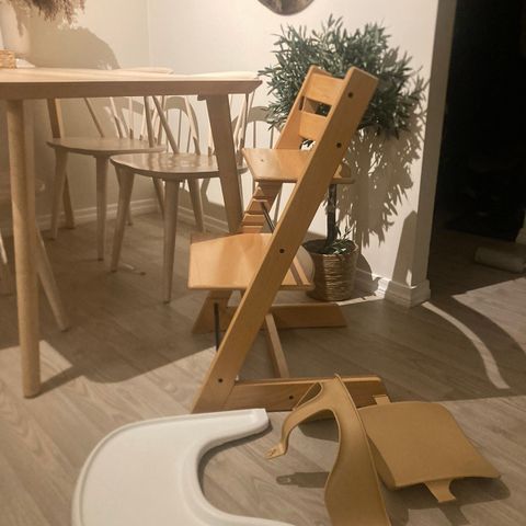 Stokke Tripp trapp stol natur/eik NY MODELL