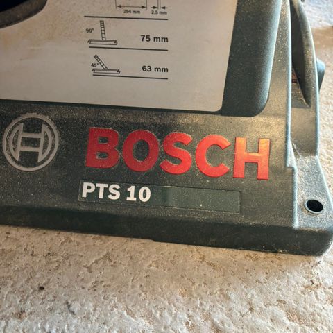 Bosch PTS 10 med stativ med hjul