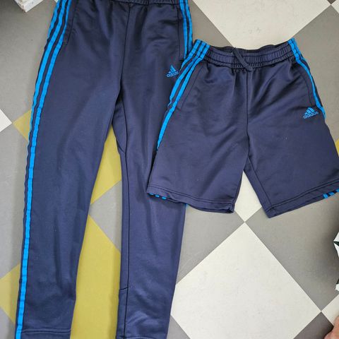 Adidas joggebukse og shorts