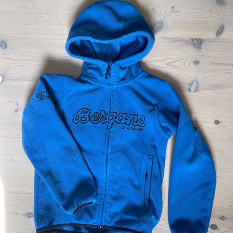 Bergens fleece jakke str 122