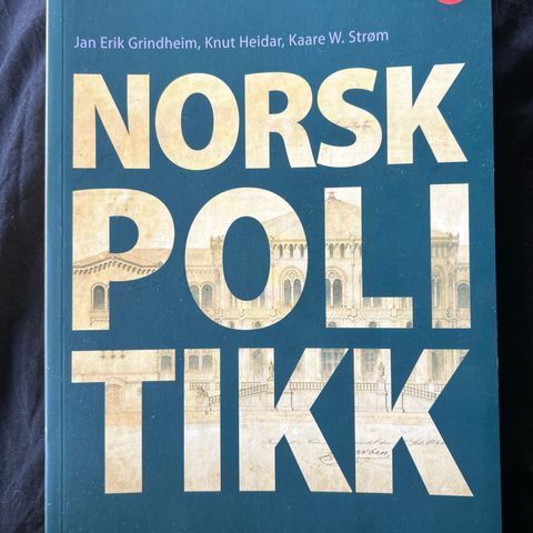 Ubrukt lærebok: «Norsk politikk»