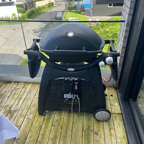 Weber grill med ny regulator