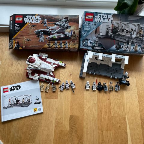 LEGO  Star Wars sett 75342 og 75387 til salgs!