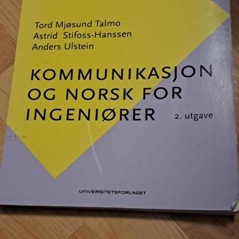 Kommunikasjon og norsk for ingeniører