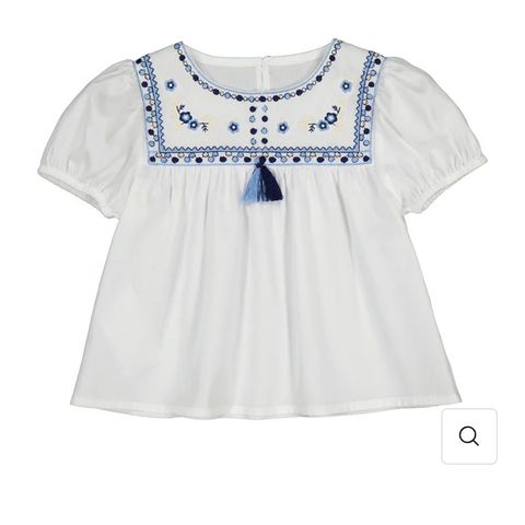 Mayoral Embroidered bluse strl 134. Helt ny.