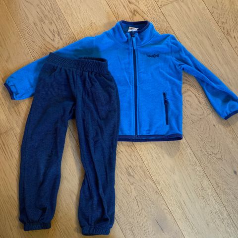 Vikefjell fleece sett str 3 år