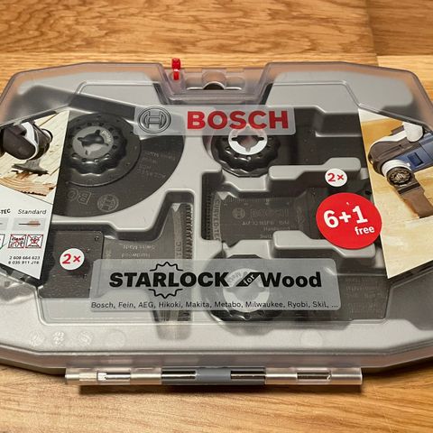 Bosch Starlock-sett i 7 deler 2 608 664 623