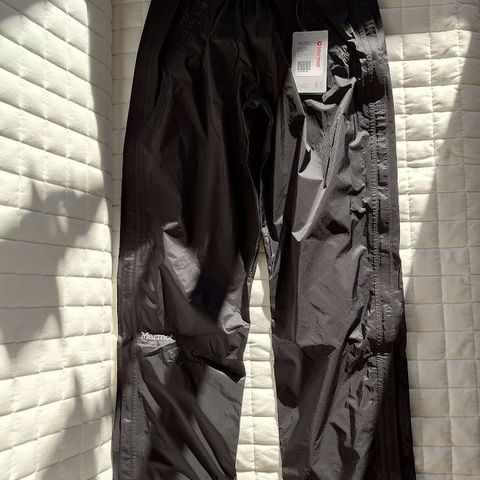 Ny MARMOT PRECIP ECO FULL ZIP PANT regnbukse dame str XL