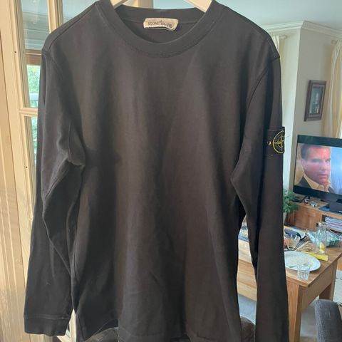 Stone Island long sleeve, svart