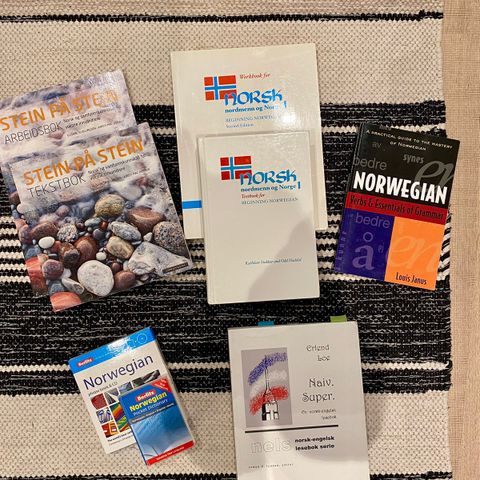 Bokpakke & læremateriell til norskopplæring / Materials & books (Norwegian)