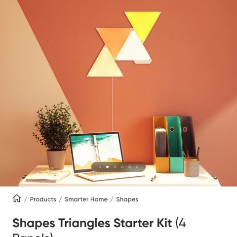 Nanoleaf trekant 9 stk