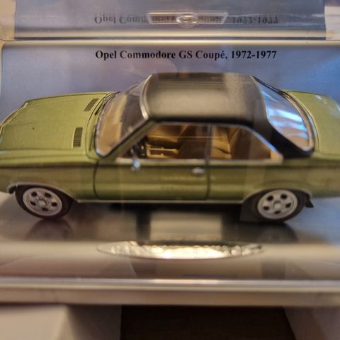 Schuco modell Opel Commodore B GS Coupe  - 1:43 - die cast model