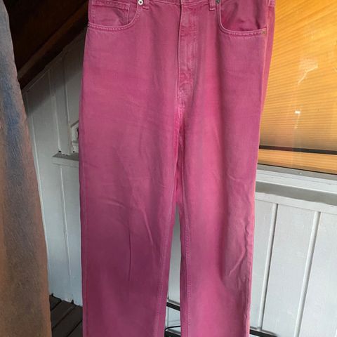 Rosa jeans/olabukse fra Zara