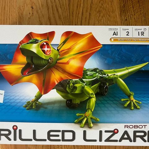 Frilled Lizard Robot med AI, LED IR