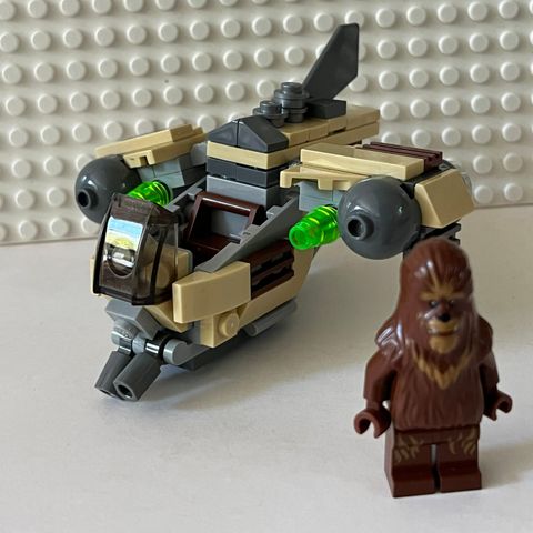 Lego star wars wookies gunship  75129 med chewbacca