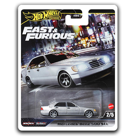 Hot Wheels PREMIUM Mercedes-Benz 500 SEL (Fast & Furious Mix 3 2024), HRT94