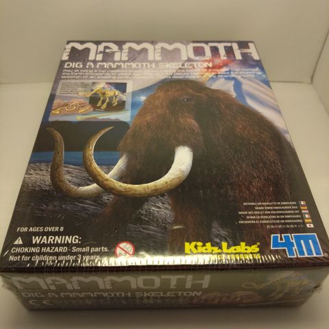 Grav ut et mamut skjelett (falskt)