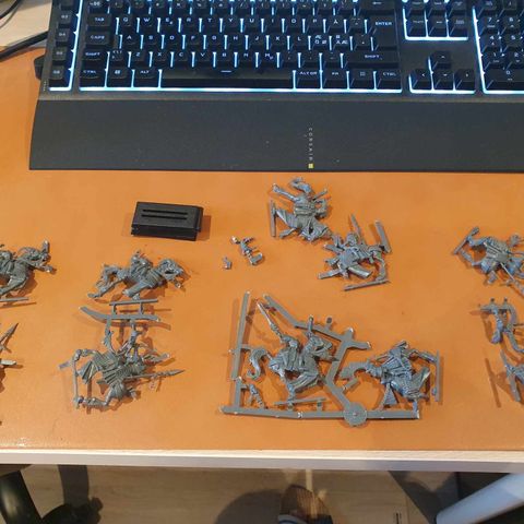 Warhammer The Old World High Elf Ellyrian Reavers x5 med command