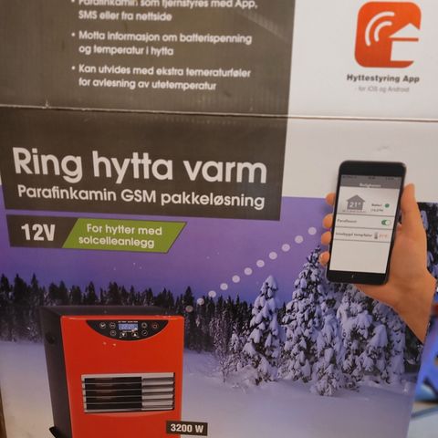 2 år gammel Ring hytta varm ovn  kun brent 15iter