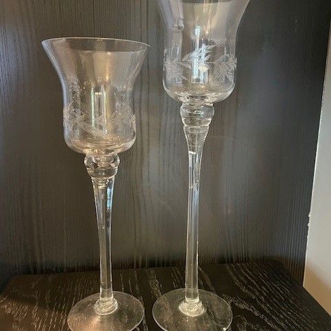 Elegant 2 glass lysestaker